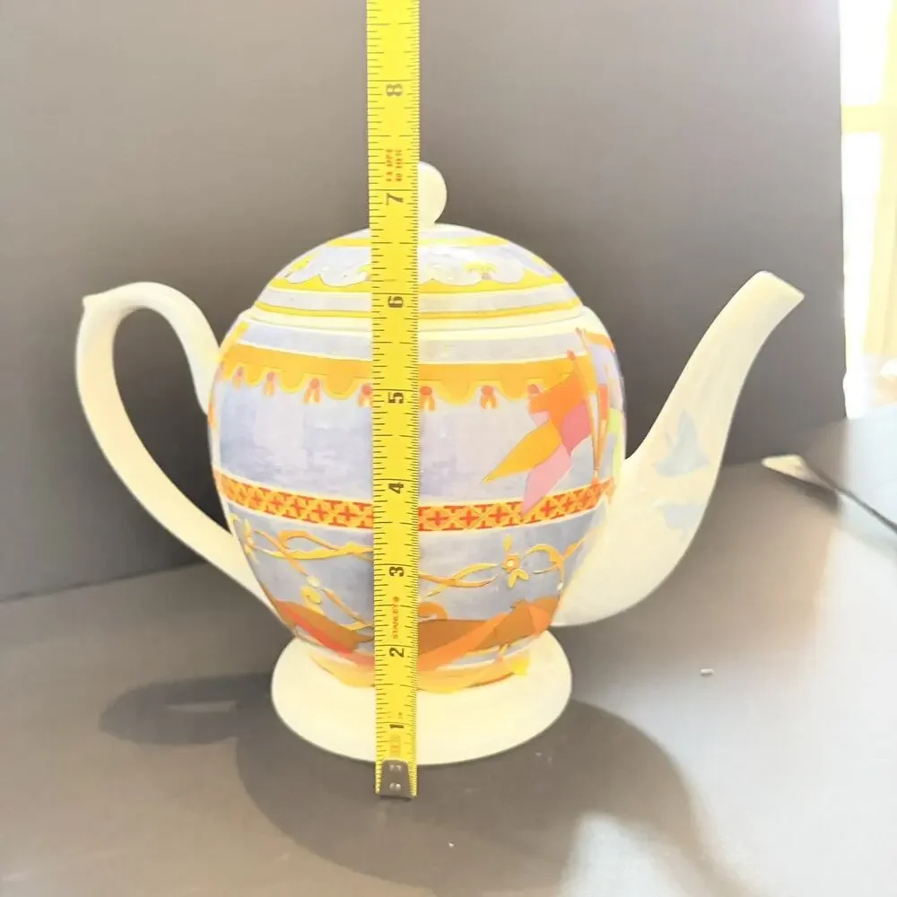 Williams-Sonoma MONTGOLFIERE Teapot - 4 Cup Hot Air Balloons - FREE U.S.SHIPPING